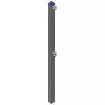 Poteaux charnières 80 x 80 mm