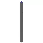Poteaux butée 80 x 80 mm